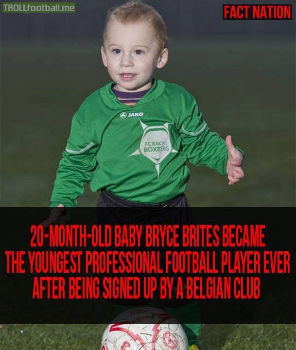 The youngest professional football player ...