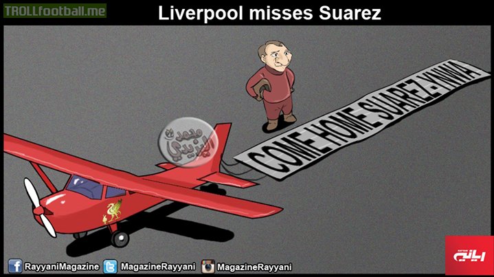 Cartoon: Liverpool misses Suarez