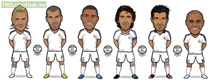 Once upon a time in the world of football.. Los Galacticos ruled!