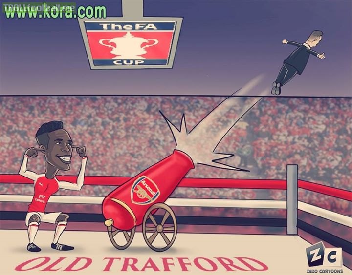 Cartoon : Welbeck returns to send Man Utd out of FA Cup