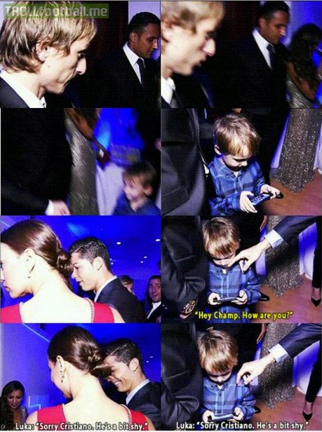 Luka Modrić's son: The only youngster on the planet not that keen on meeting Cristiano Ronaldo!