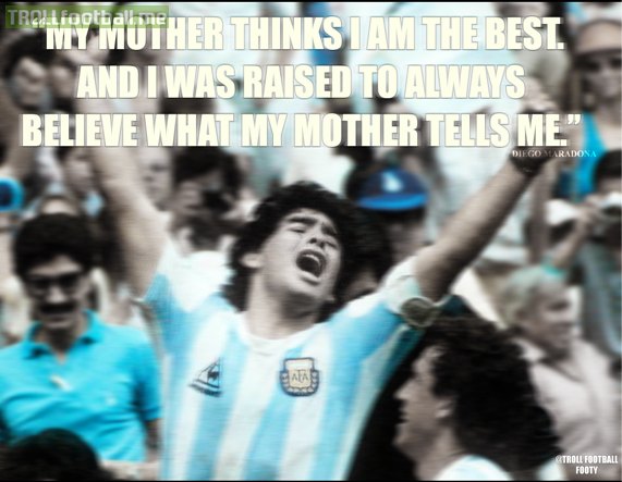 Master of the game. Happy Birthday Diego Maradona.
