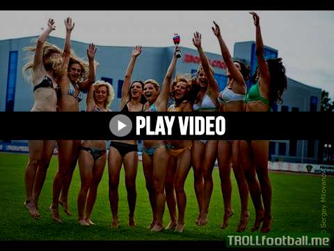 Bikini sexy girls football team