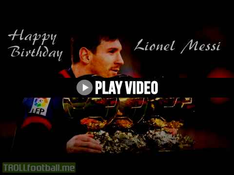 happy birthday Messi